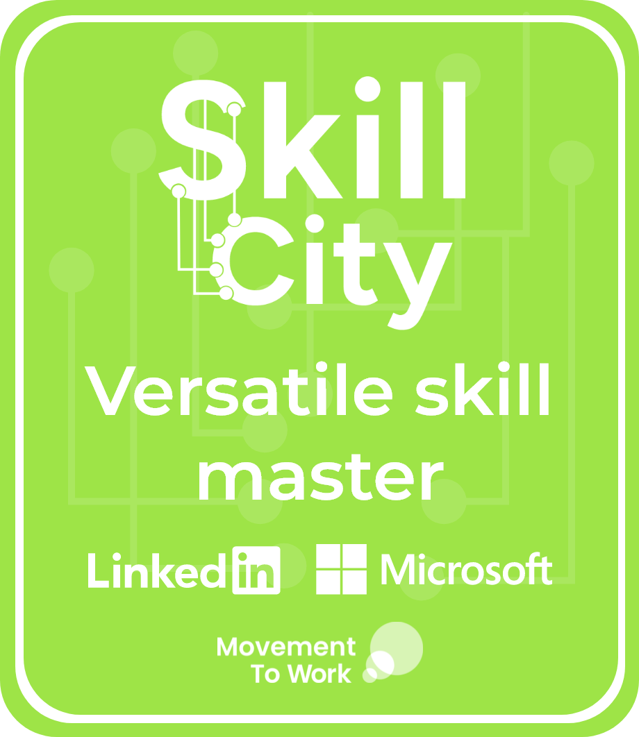 Badge for Versatile Skill Master